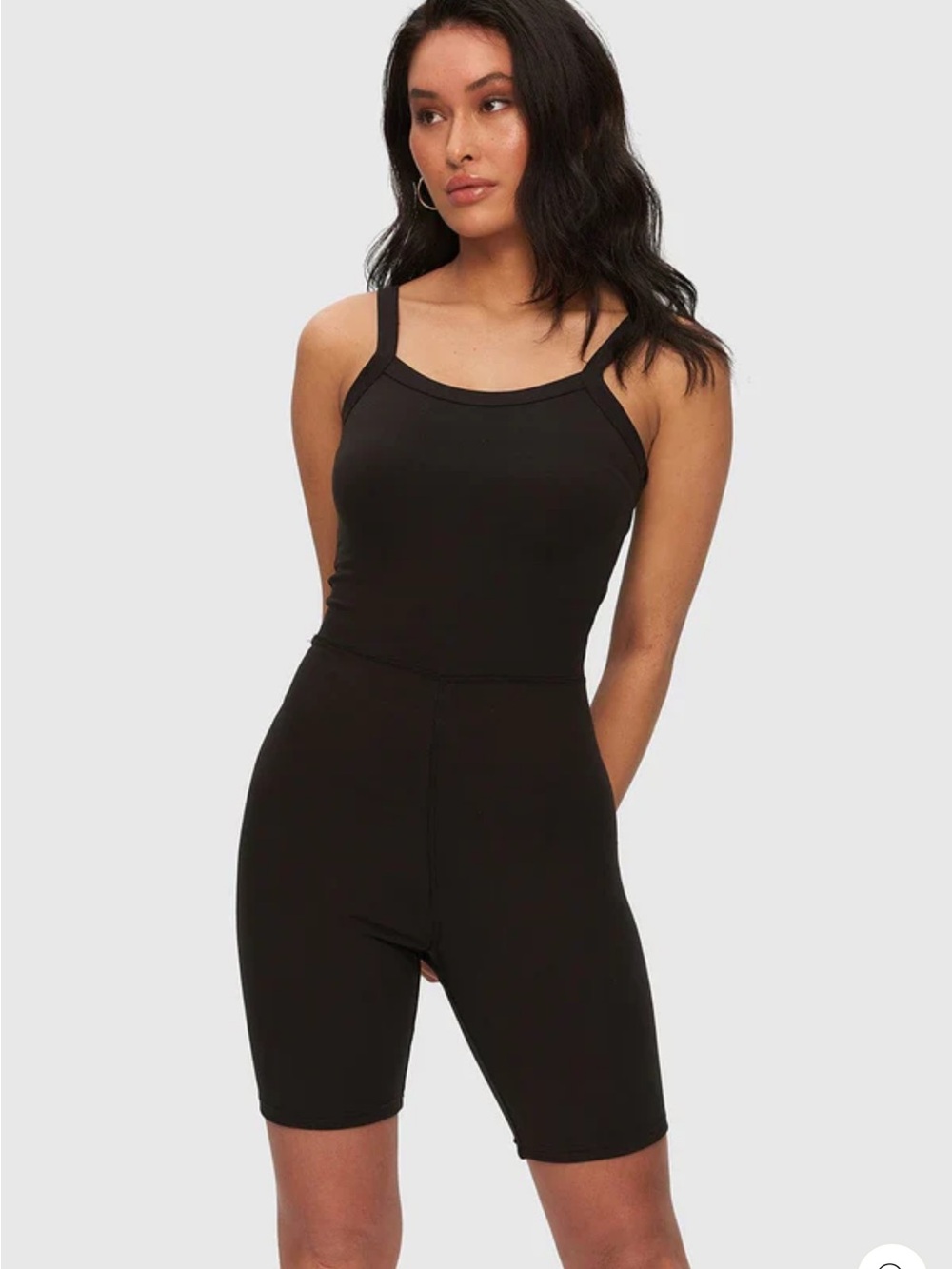 Women’s High-Waist Black Bike Shorts